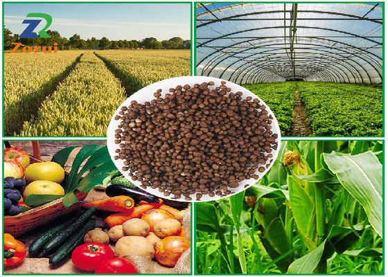 Goede prijs. CAS 7783-28-0 Diammoniumfosfaat / DAP Bruine korrelsmeststof NPK 18-46-0 21-53-0 online