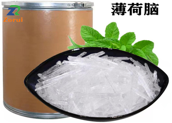 Goede prijs. De Pepermuntuittreksel CAS 89-78-1 van mentholcrystal peppermint camphor 2216-51-5 99% online