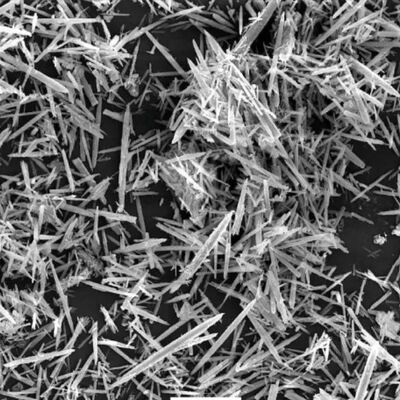 Goede prijs. CAS 471-34-1 Naald enkel kristal onder microscoop Calciumcarbonaat snor CaCO3 kristal snor online