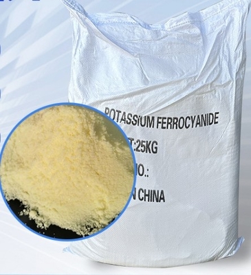 Goede prijs. CAS 13943-58-3 Tetrapotassiumhexacyanoferraat trihydraat Anti-verpakkingsmiddel Kaliumferrocyanide CAS 14459-95-1 online