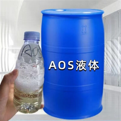 Goede prijs. CAS 68439-57-6 Capillair-actieve stof Natrium Alpha-Olefin Sulfonaat AOS Vloeibare Zuivere Vloeibare Industriële Grondstof online